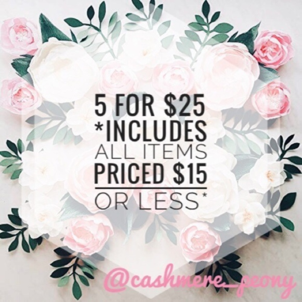 5/$25 ALL ITEMS MUST GO! ACCEPTING OFFERS!!